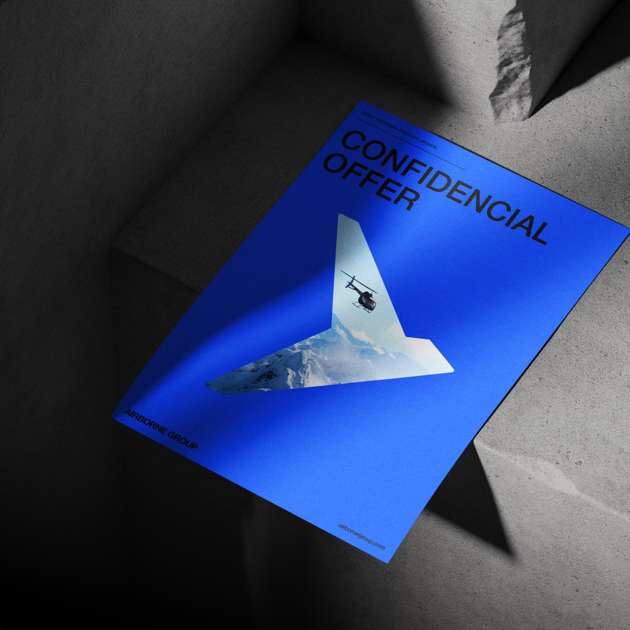 Airborne website design